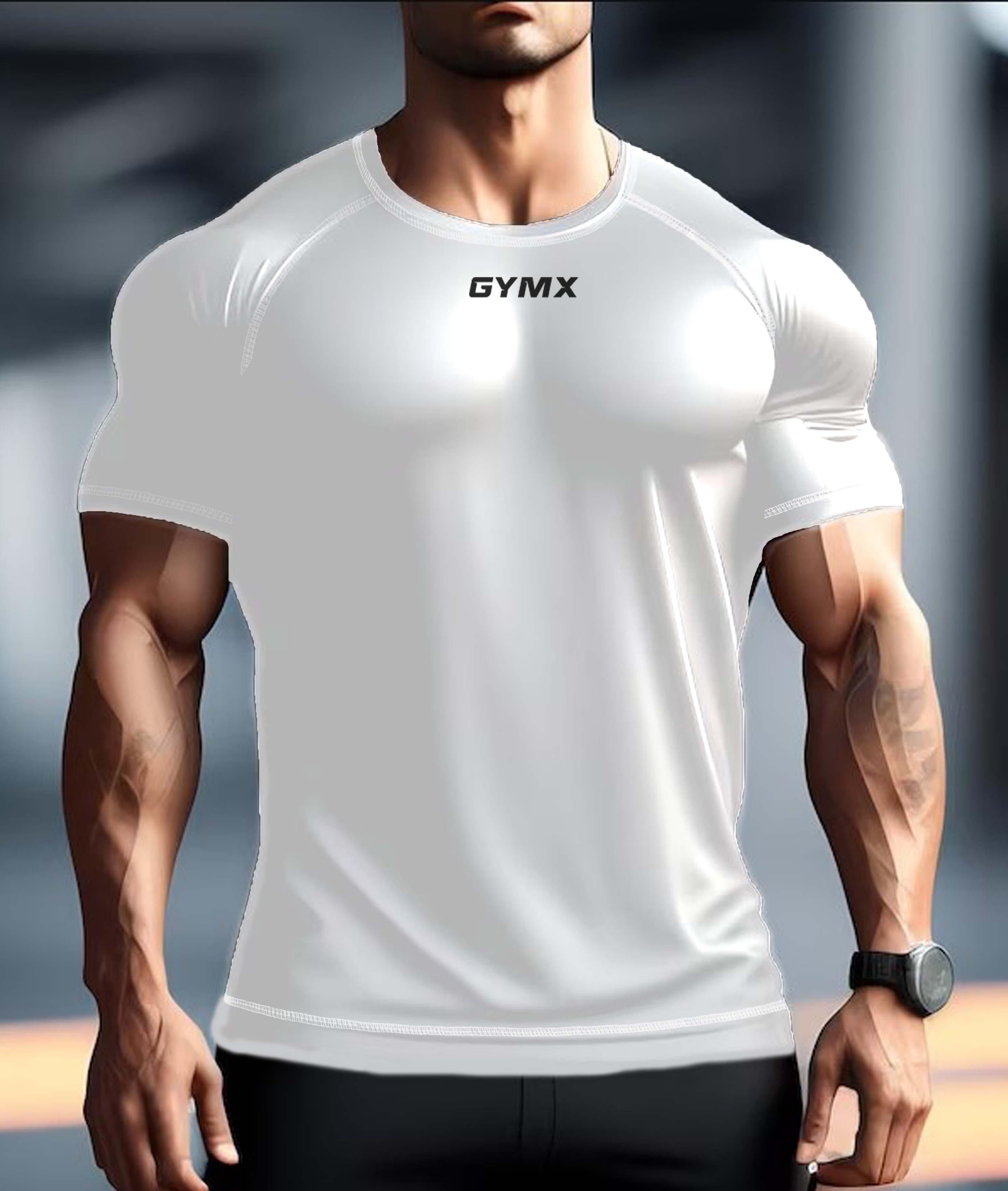 Compression T-Shirt: Frost White