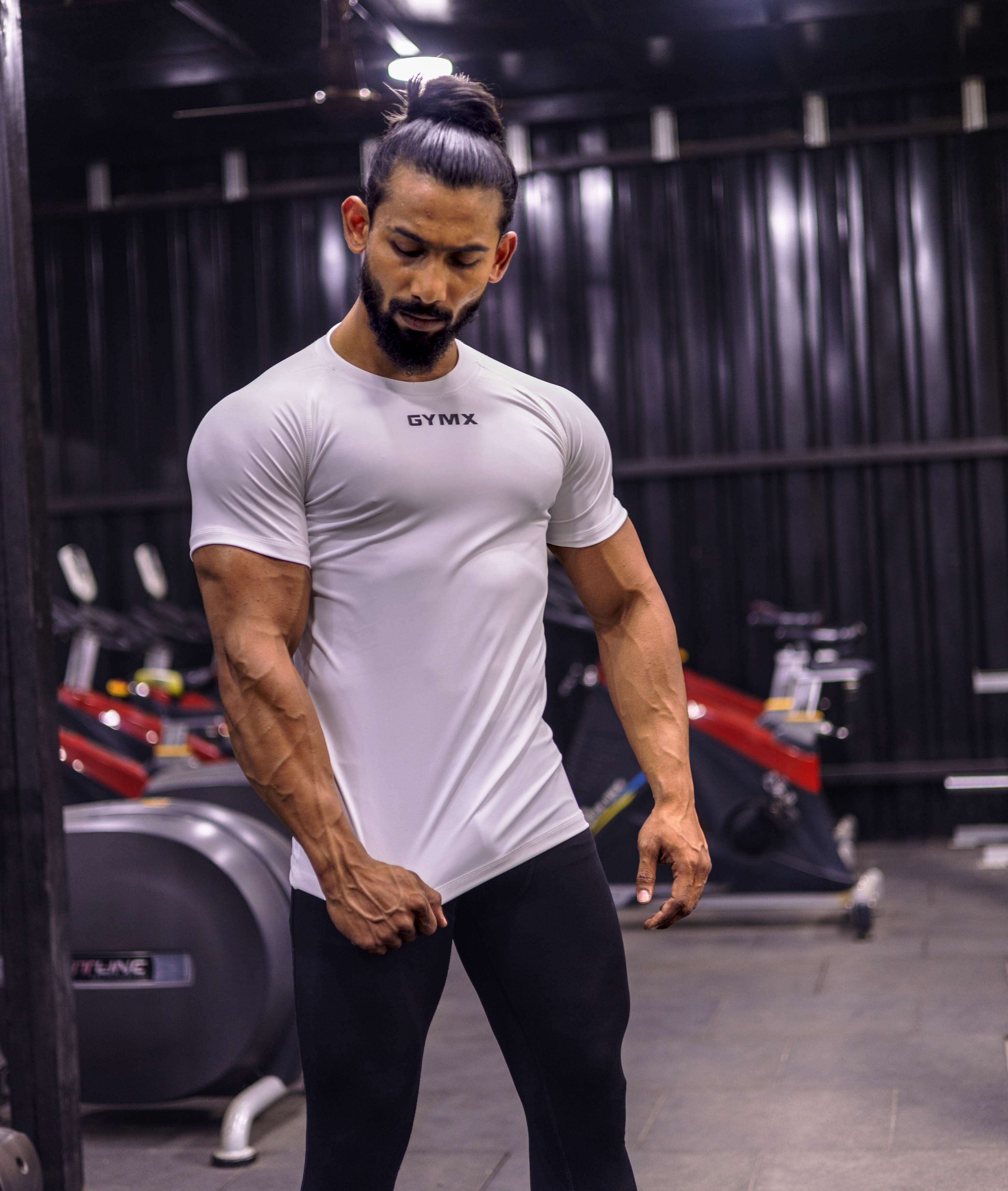 Compression T-Shirt: Frost White