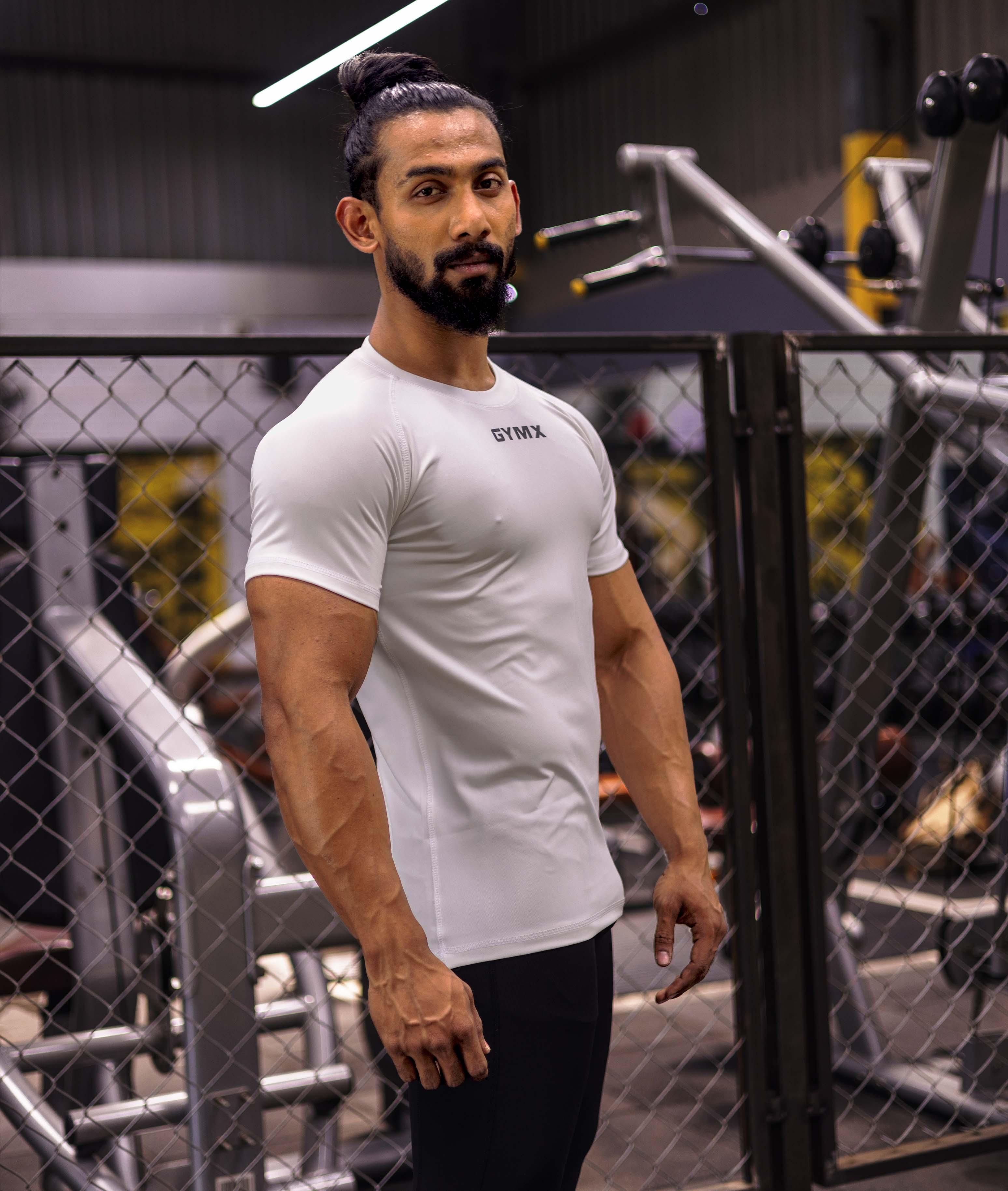 Compression T-Shirt: Frost White