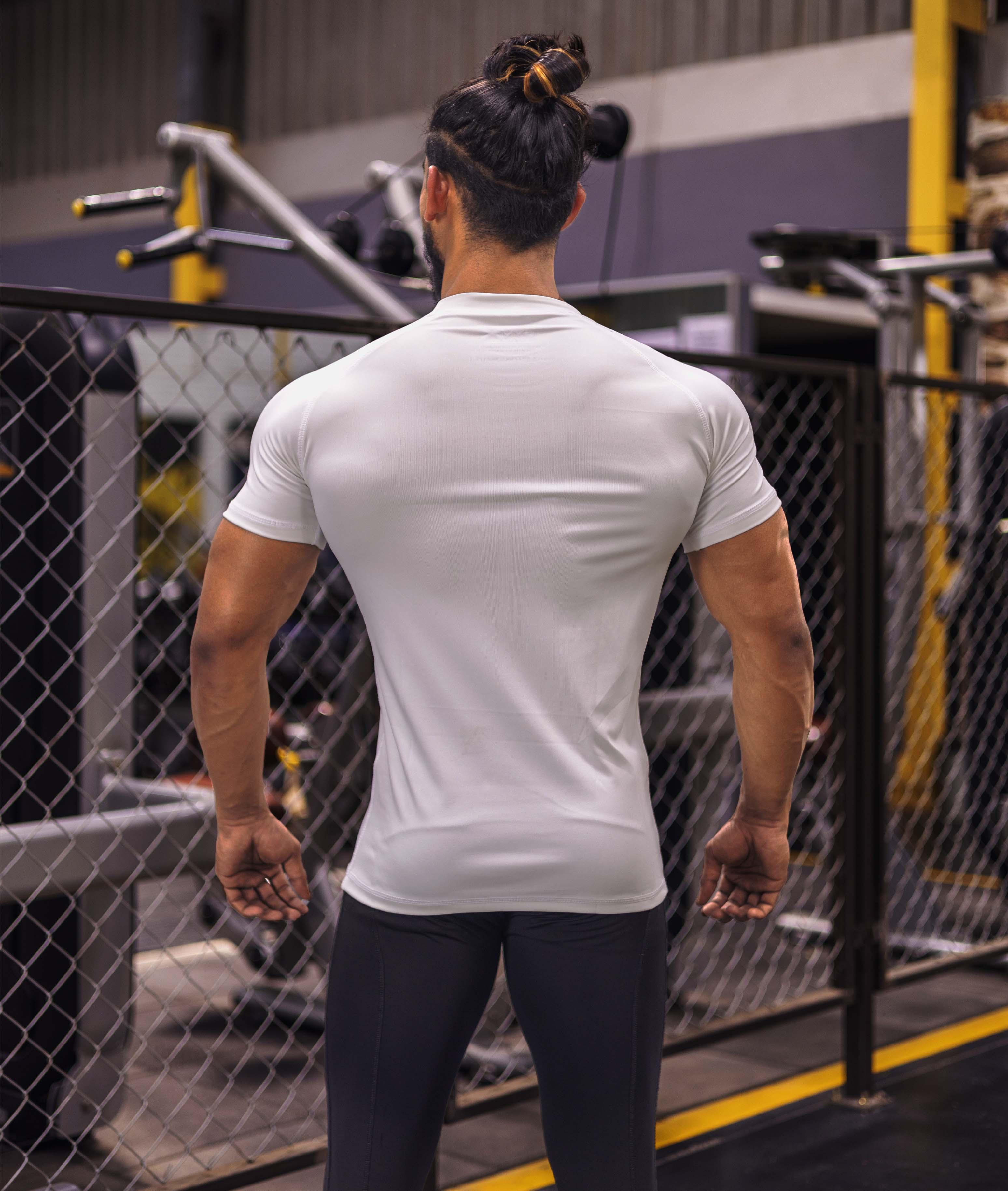 Compression T-Shirt: Frost White