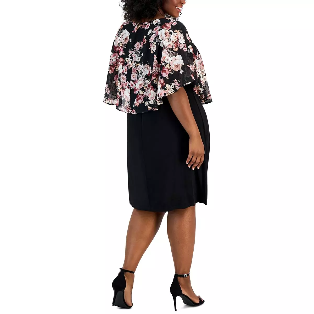 Connected Apparel Plus Size Cocktail Shift Dress