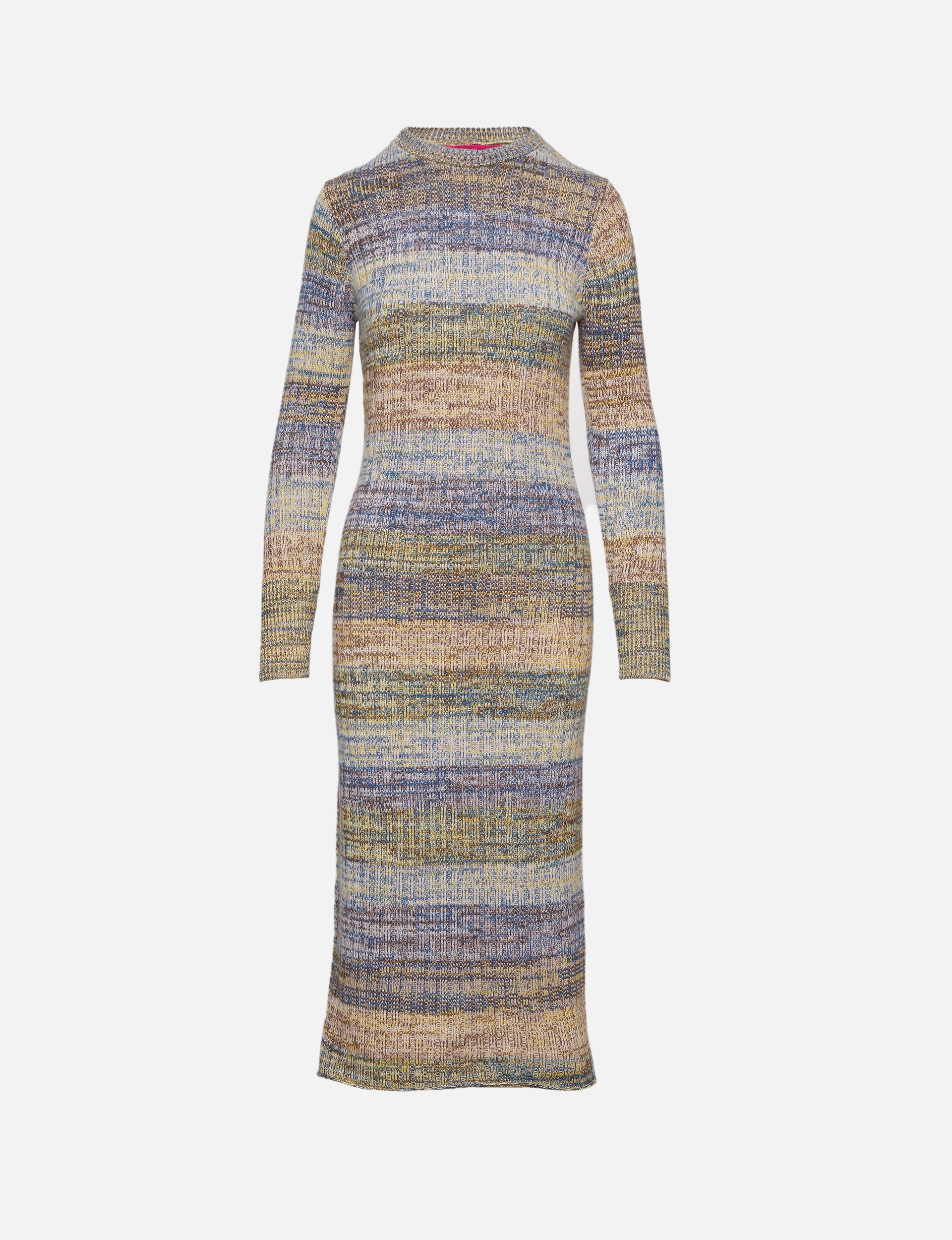 Cosmic Ribbed Knit Dress