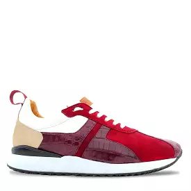 Croc Suede Calf Sneaker