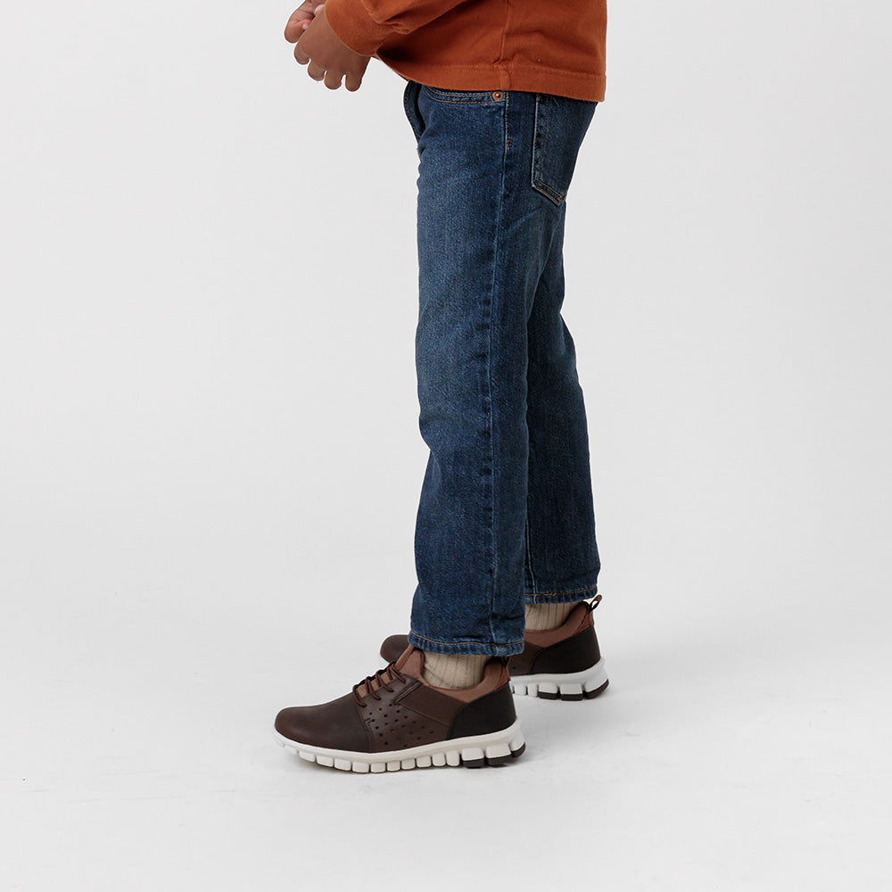 Dark Brown Junior Kids' Betts