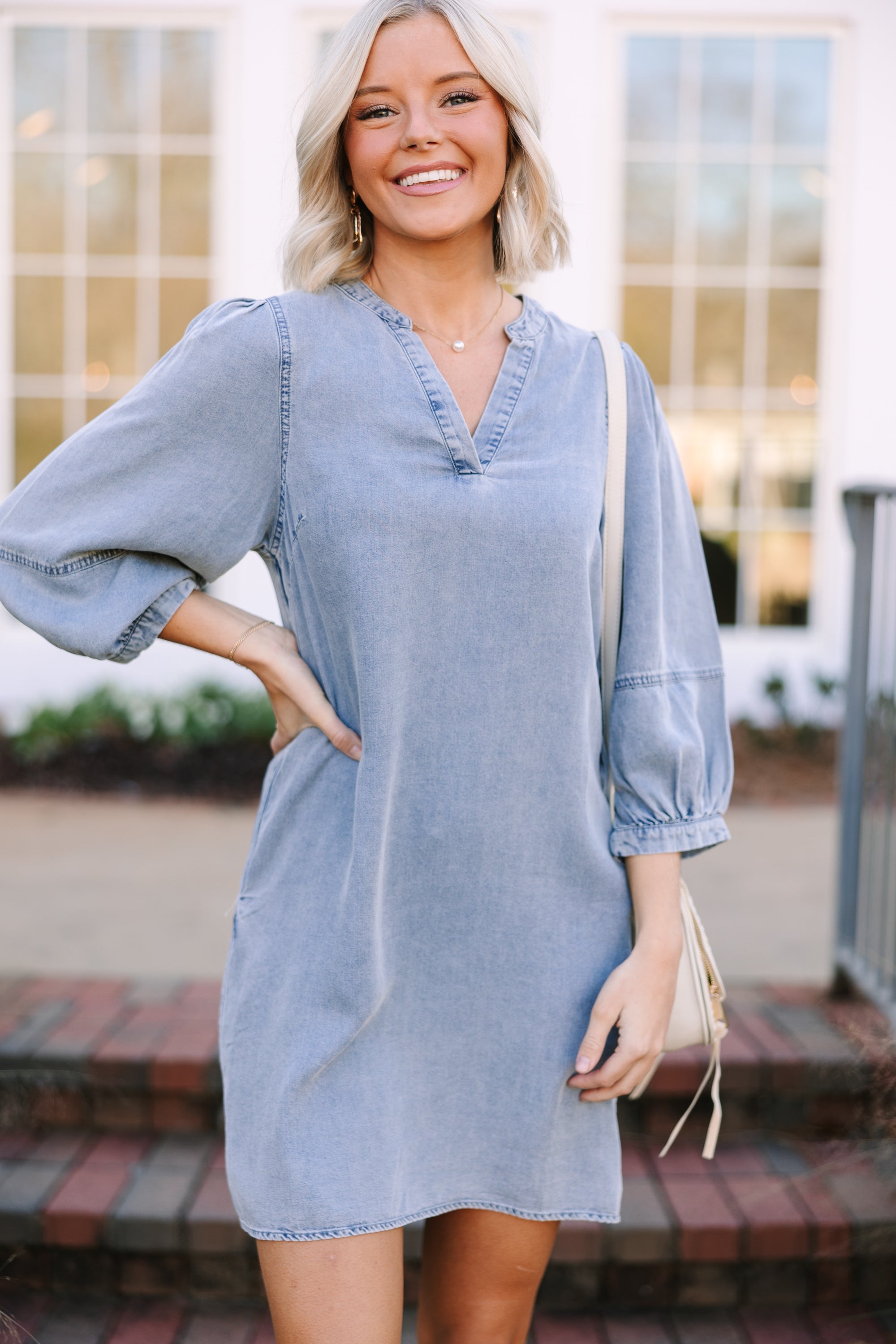 Denim Blue Shift Dress - Embrace Your Individuality