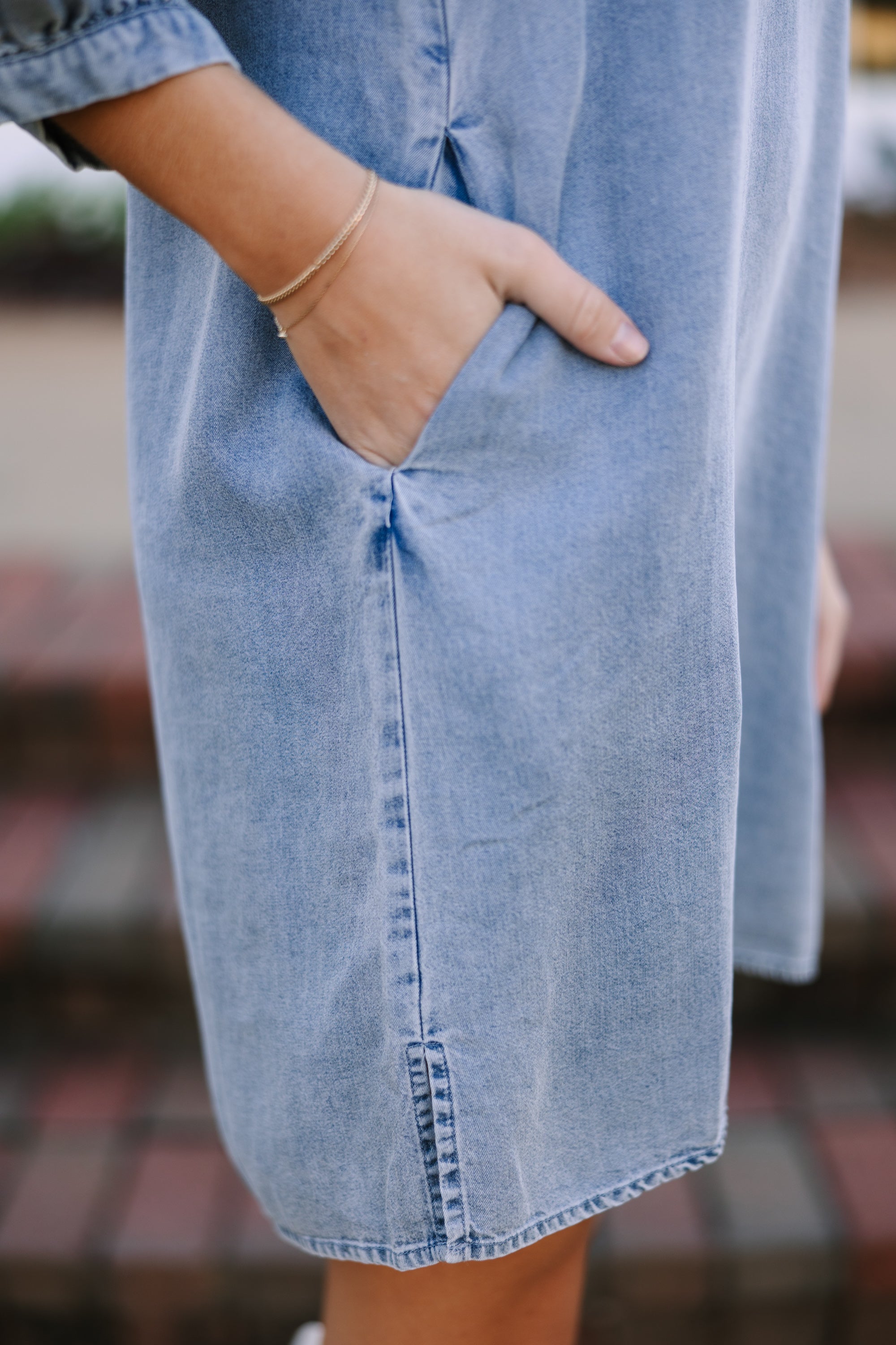 Denim Blue Shift Dress - Embrace Your Individuality