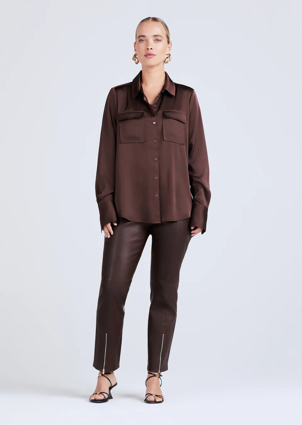 Derek Lam 10 Crosby Lorena Button Down - Google SEO result: Lorena Button Down - Derek Lam 10 Crosby