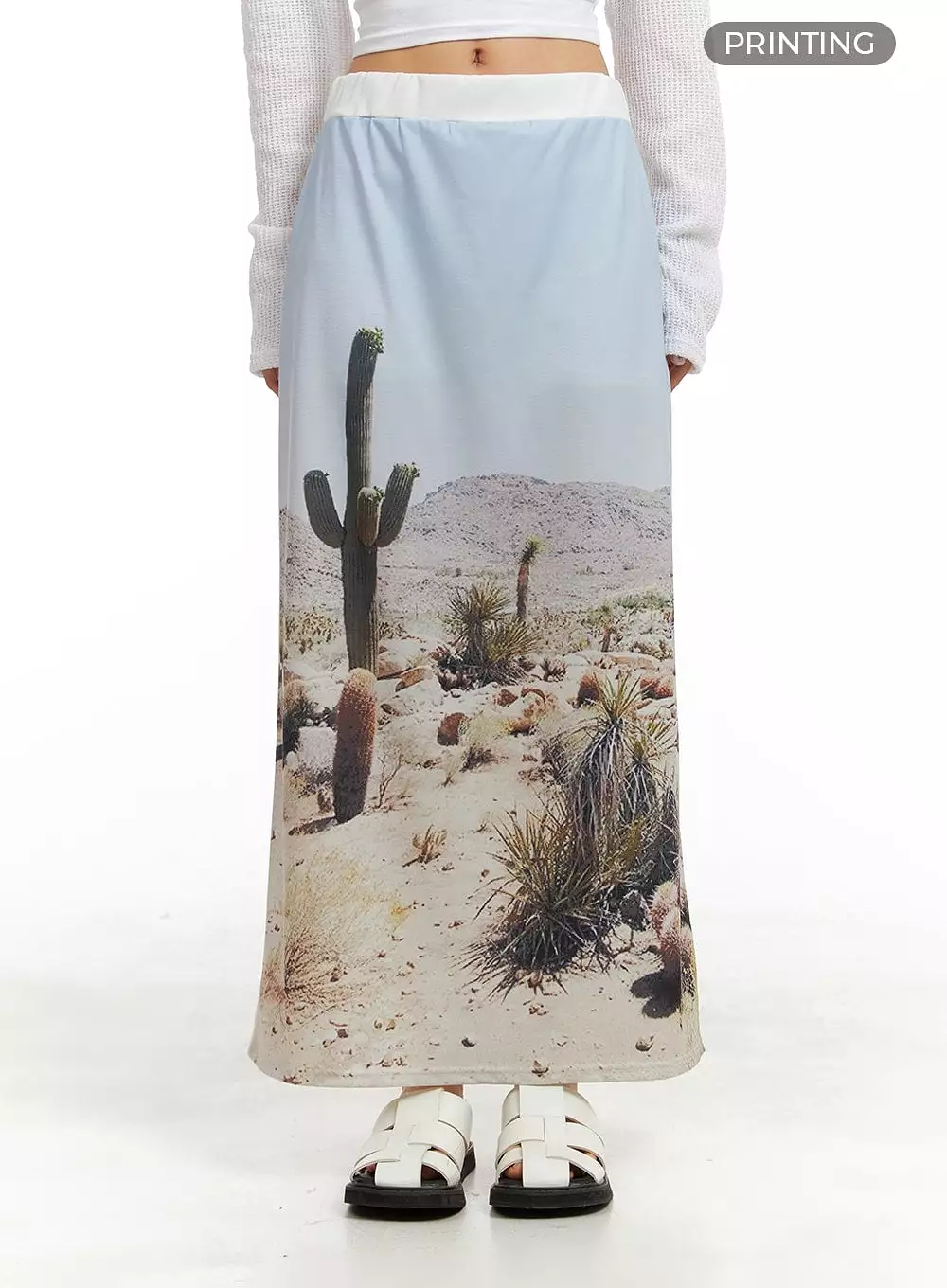 Desert Dream Maxi Skirt in CA416 - Shop now