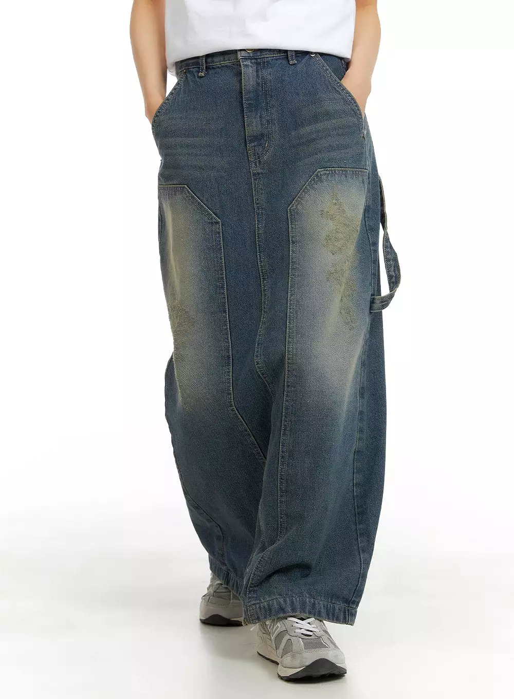 Destroyed Denim Maxi Skirt - CA408 | Shop Now!