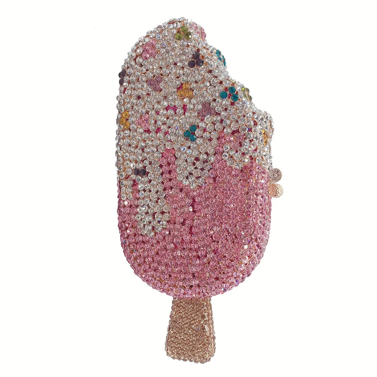 Ice Cream Clutch with Diamond Rhinestones