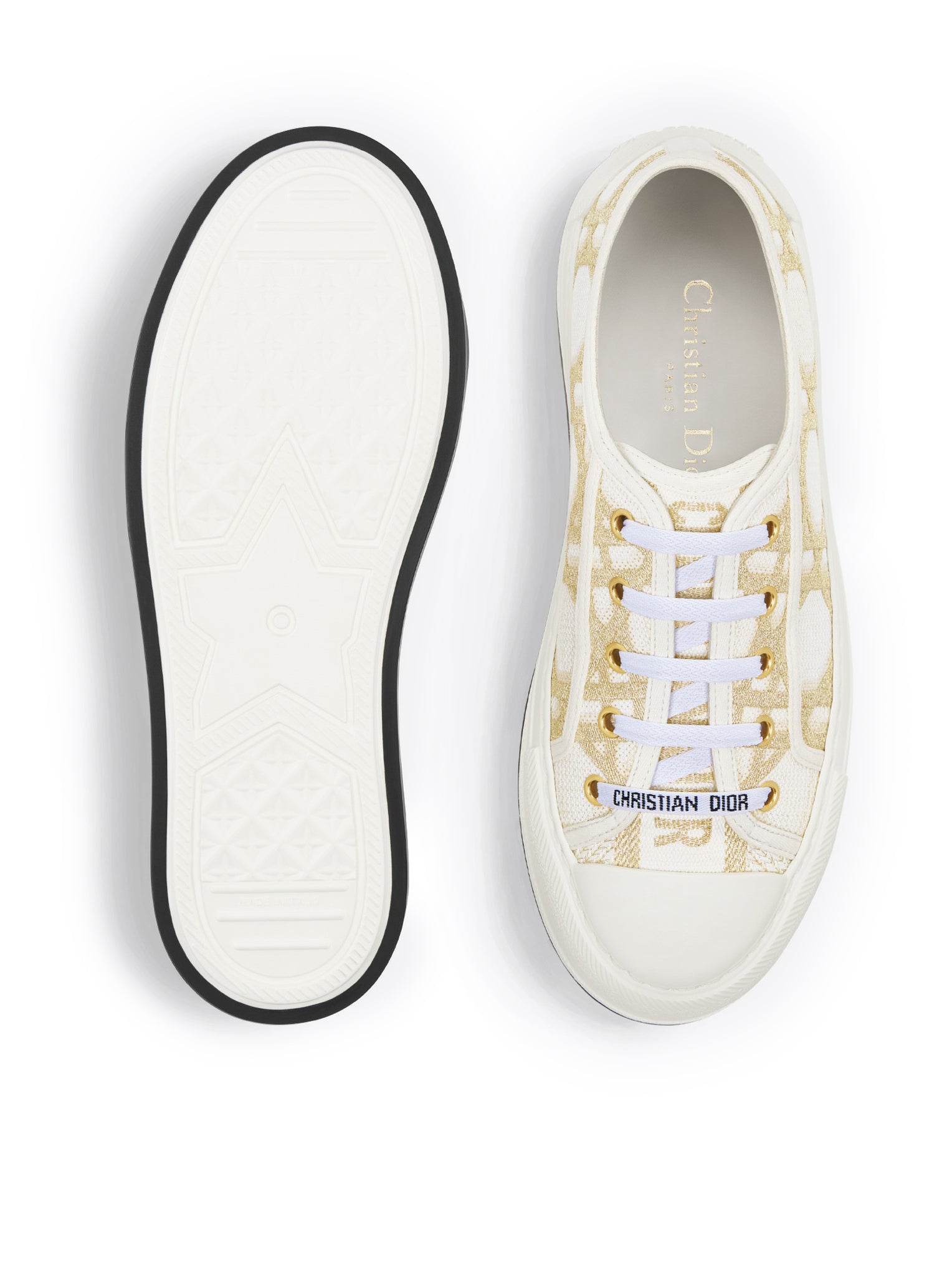 Dior Or Walk`n`Dior platform sneaker.