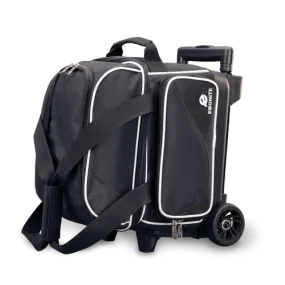 Ebonite Single Roller Bowling Bag - Black Transportation