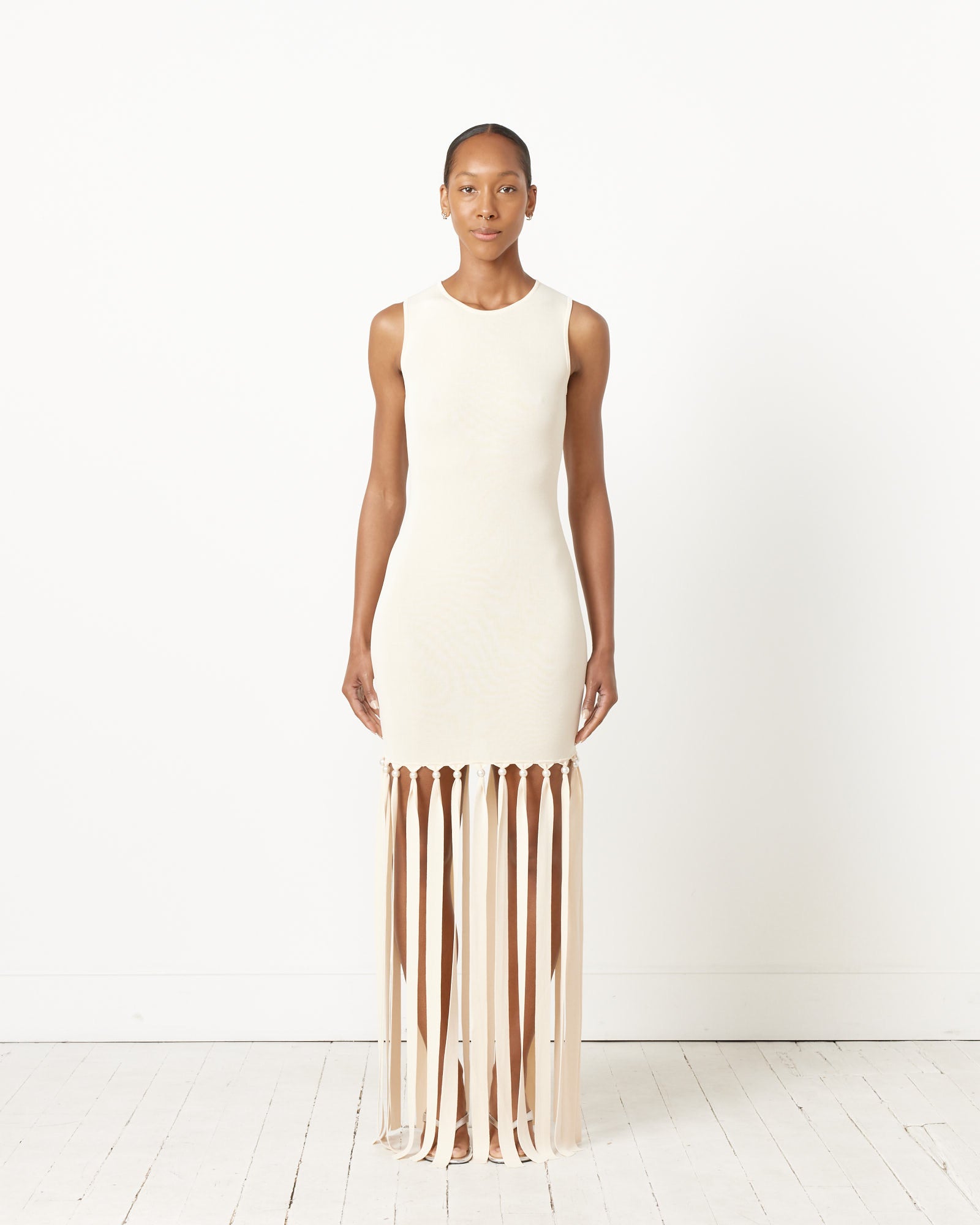 Eclisse Ivory Knit Dress