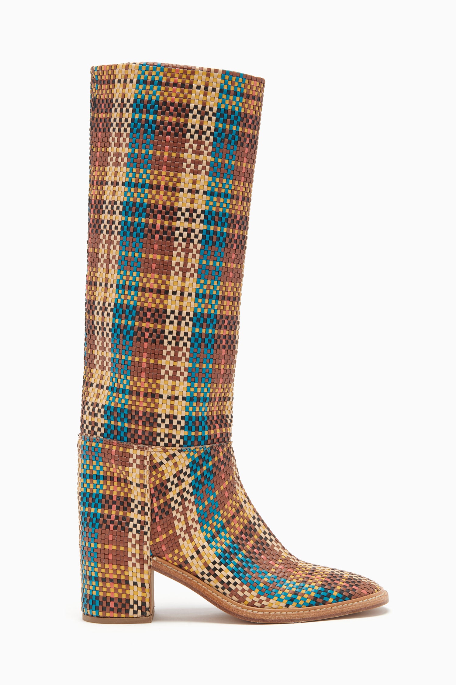 Elena Riding Boot - Wheat, Woven