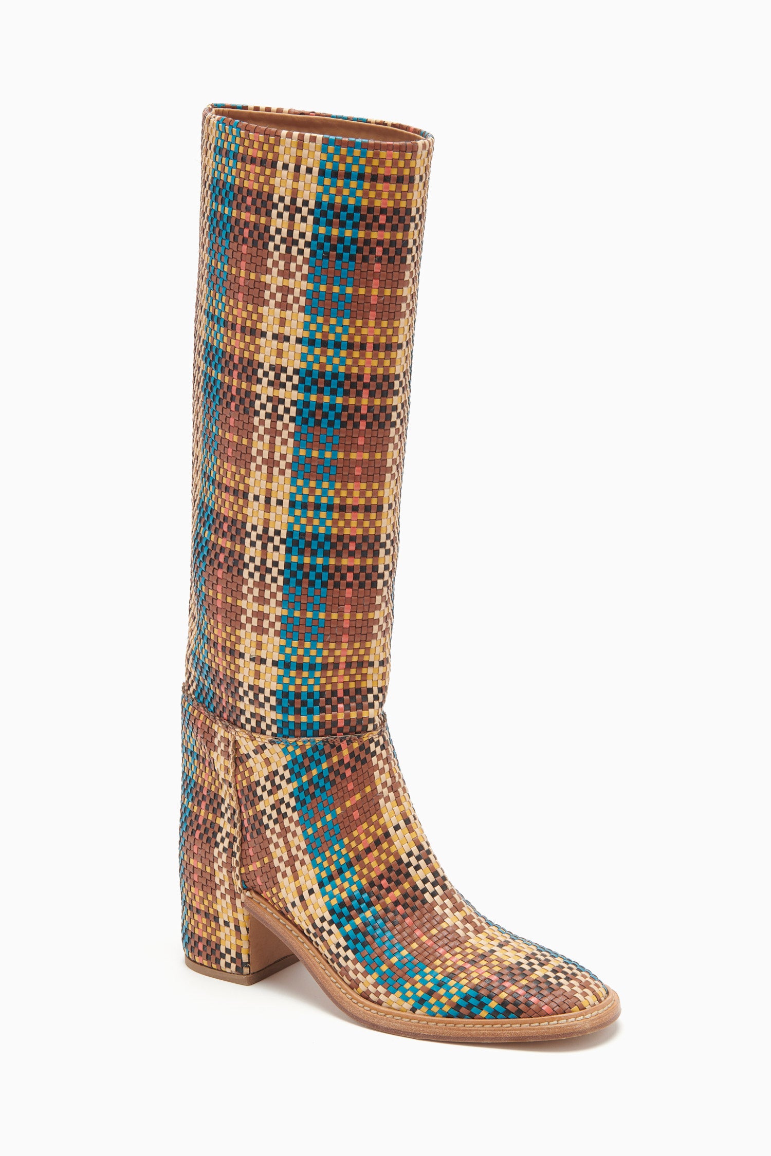 Elena Riding Boot - Wheat, Woven