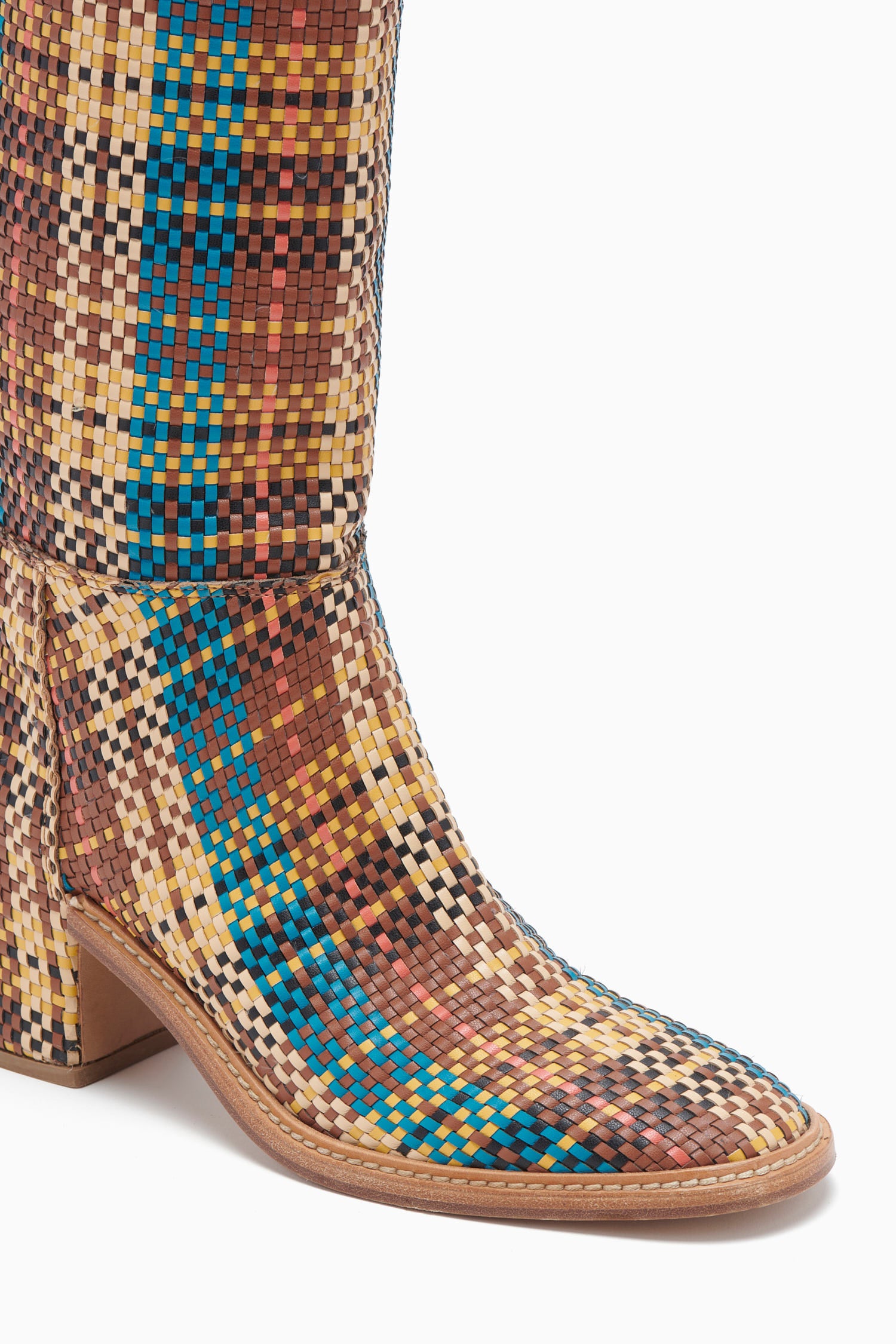 Elena Riding Boot - Wheat, Woven