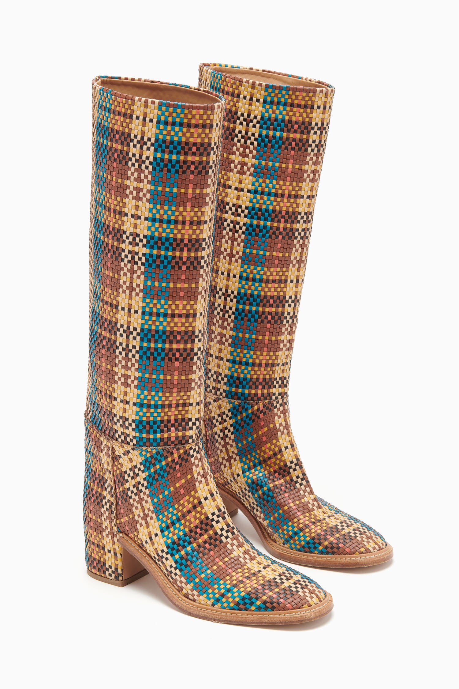 Elena Riding Boot - Wheat, Woven