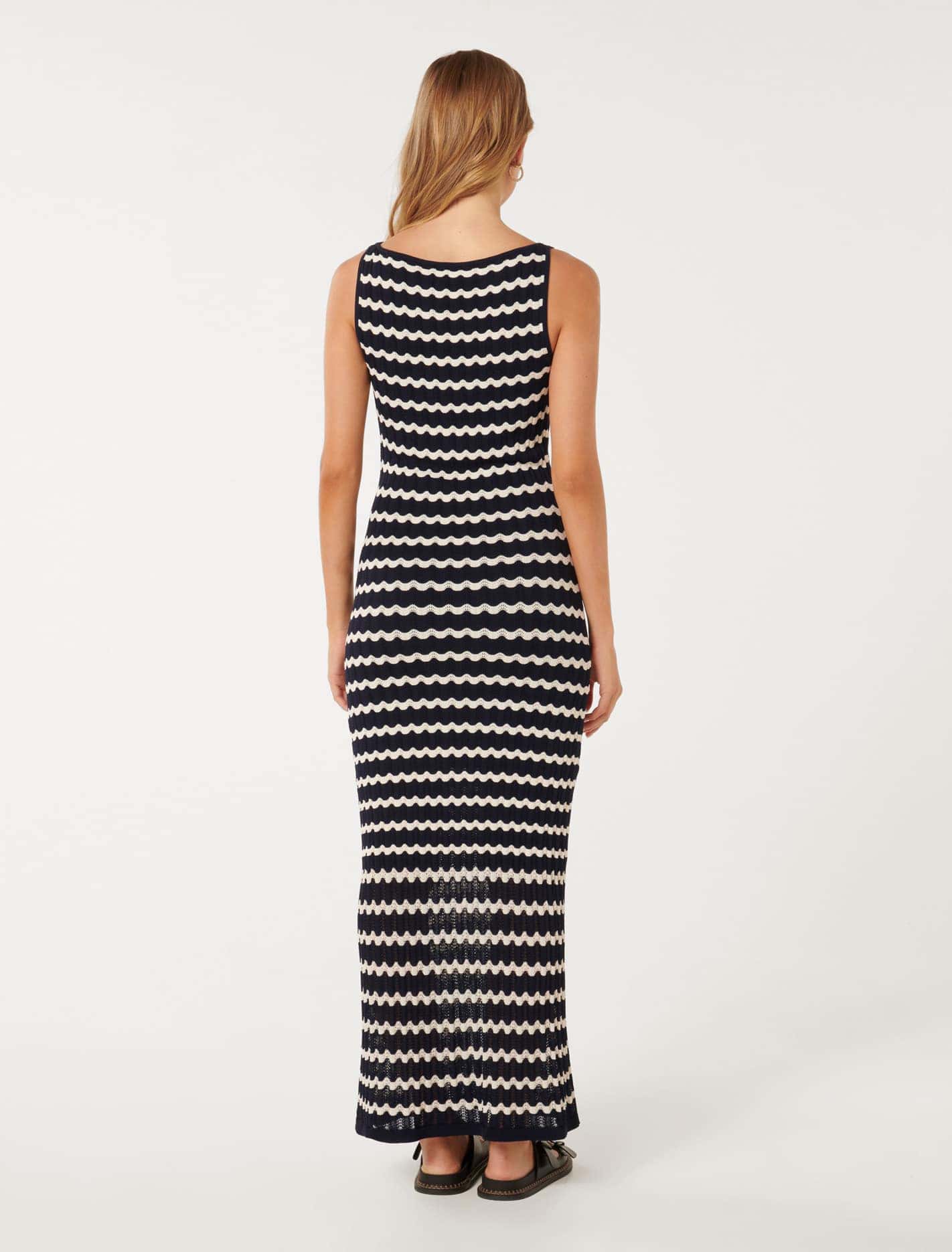 Elora Striped Knit Dress