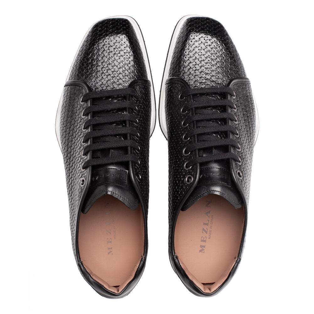 Embossed Leather Sneaker