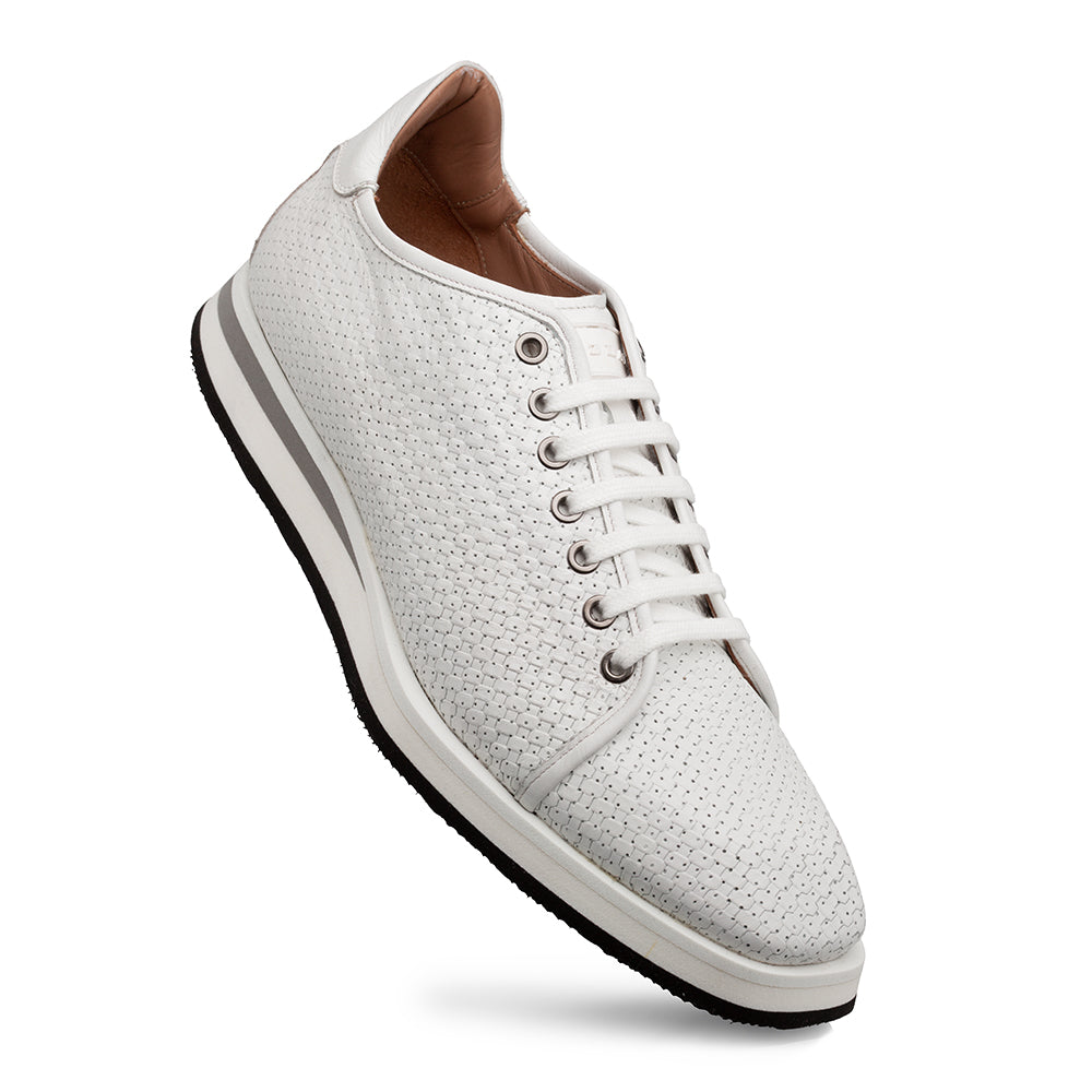 Embossed Leather Sneaker