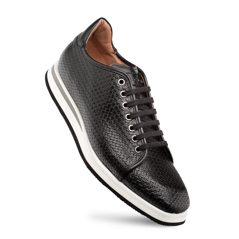 Embossed Leather Sneaker