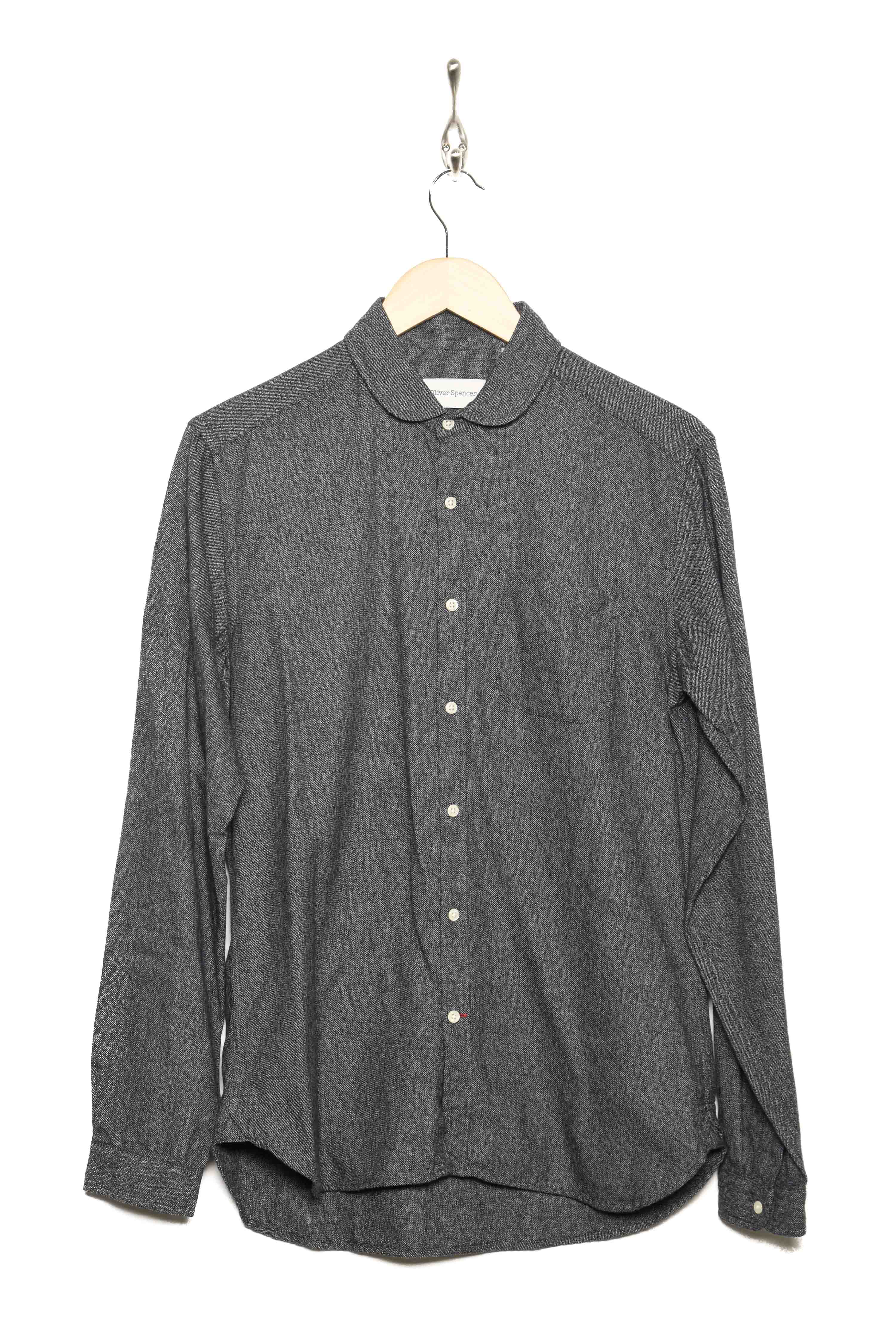 Eton Shirt charcoal barnham - Result: Eton Collar Shirt in Charcoal | Shop Now