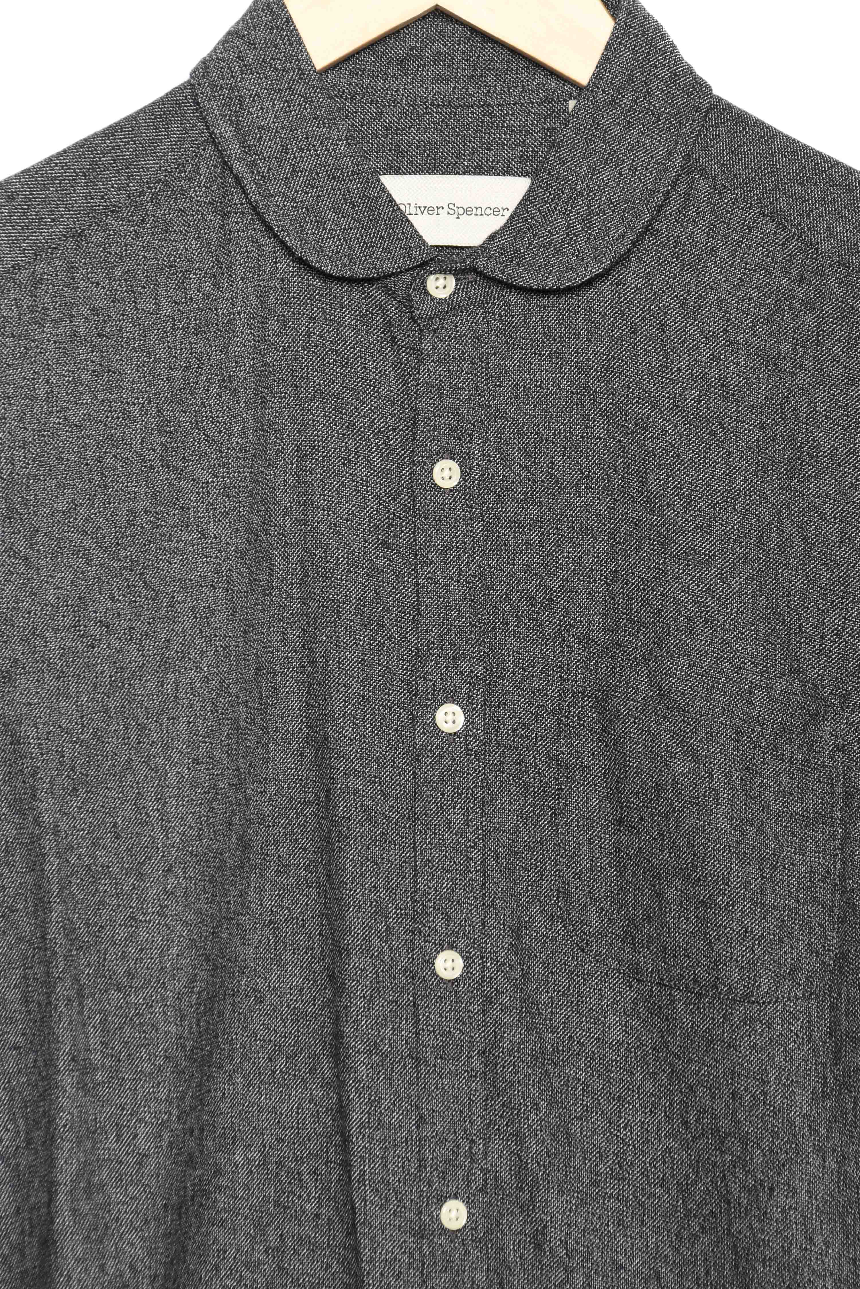 Eton Shirt charcoal barnham - Result: Eton Collar Shirt in Charcoal | Shop Now