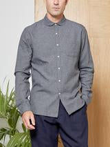 Eton Shirt charcoal barnham - Result: Eton Collar Shirt in Charcoal | Shop Now