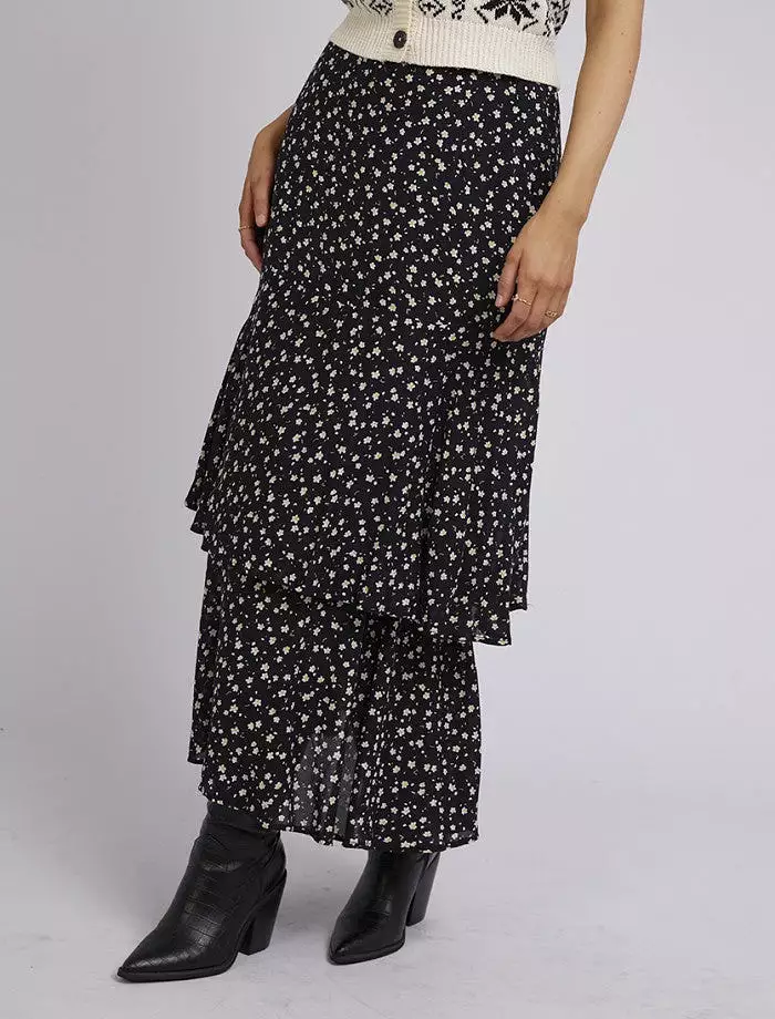 Eve Lily Floral Maxi Skirt