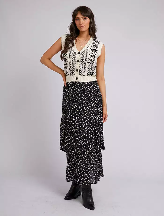 Eve Lily Floral Maxi Skirt