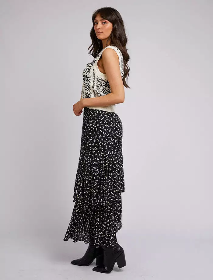 Eve Lily Floral Maxi Skirt