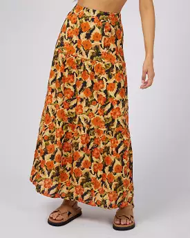 Eve Margot Floral Maxi Skirt - Print