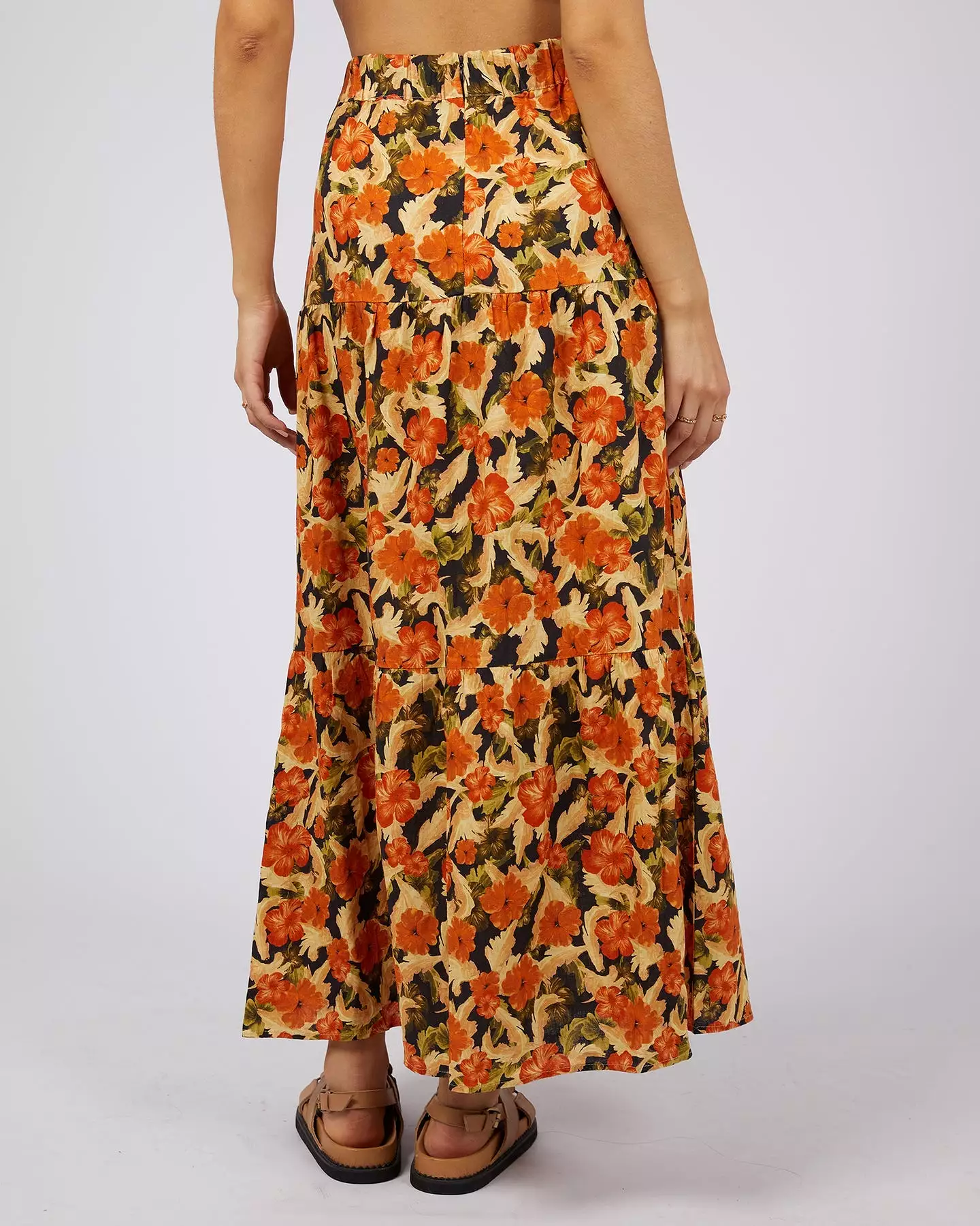 Eve Margot Floral Maxi Skirt - Print