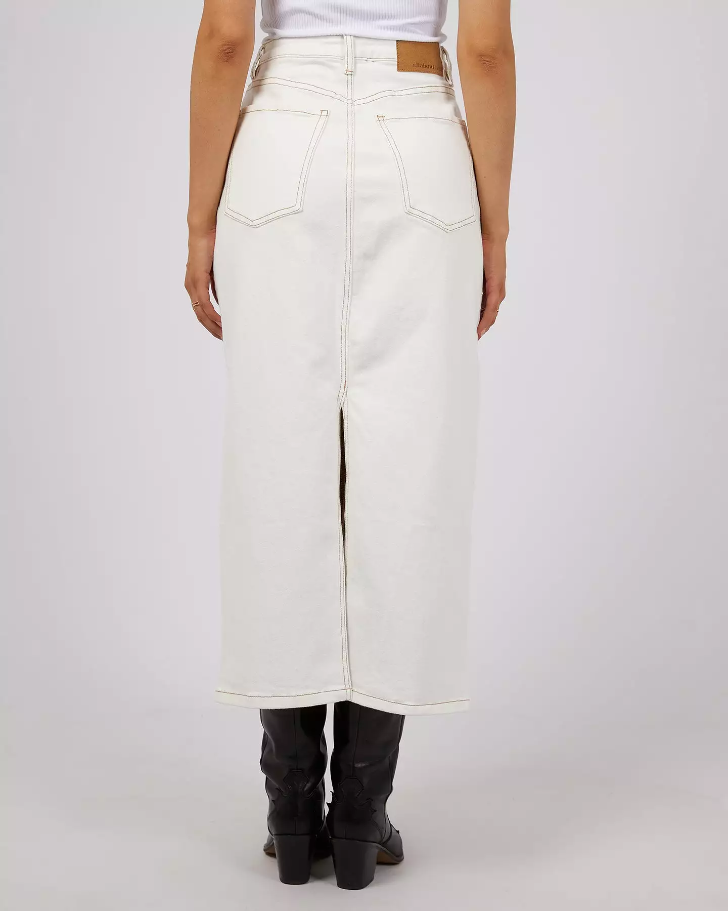 Eve Ray Comfort Maxi Skirt - Vintage White