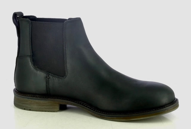 Ezok Black Casual Chelsea Boots Shoes