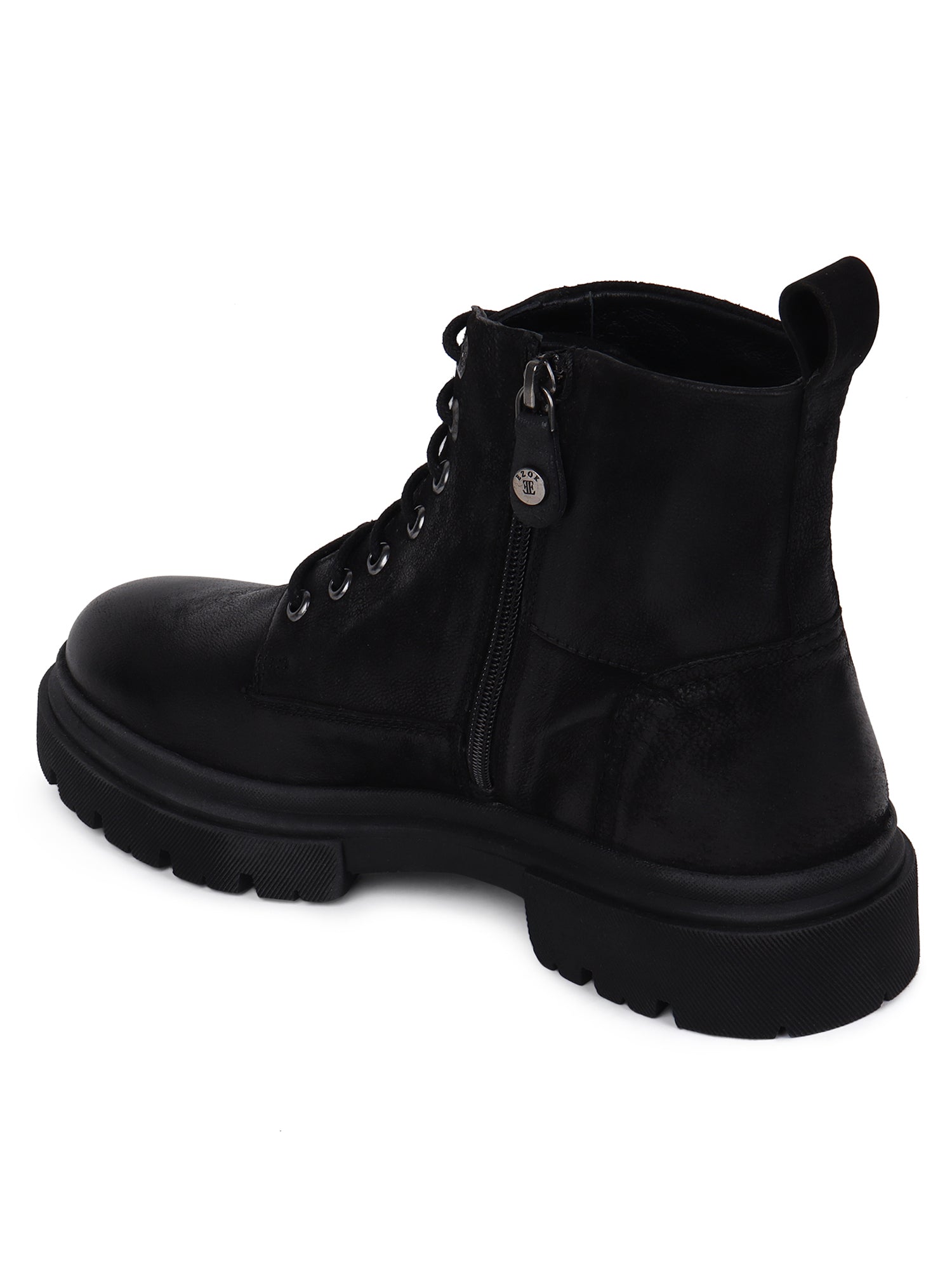 Ezok Black Stan Boots - Casual Shoes