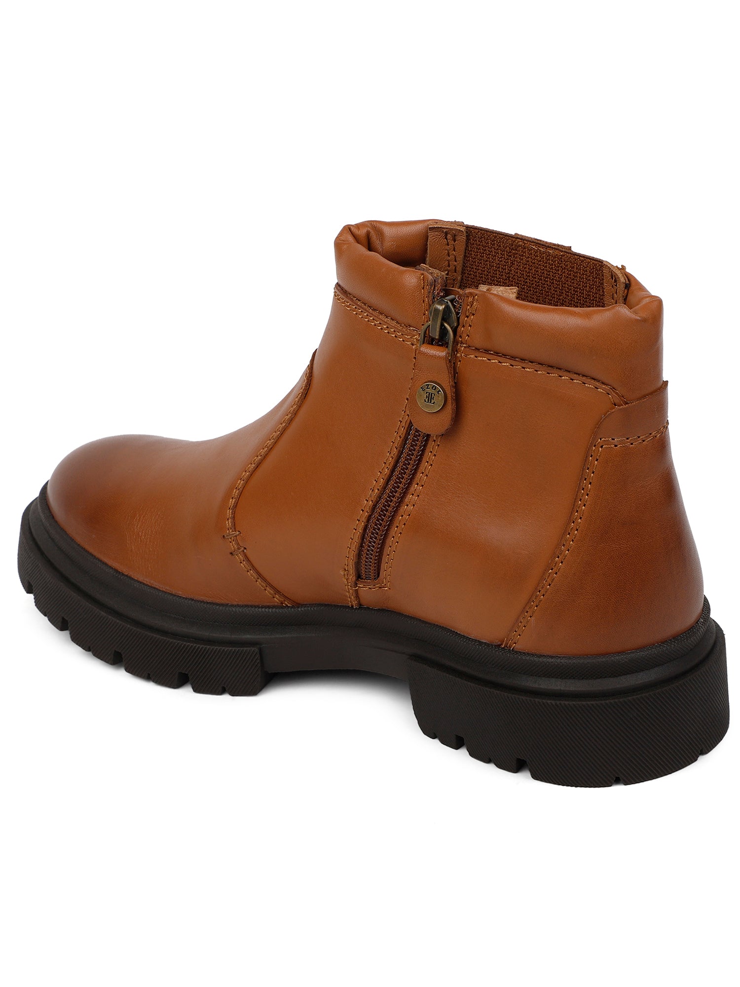 Ezok Brown Chelsea casual boots shoes