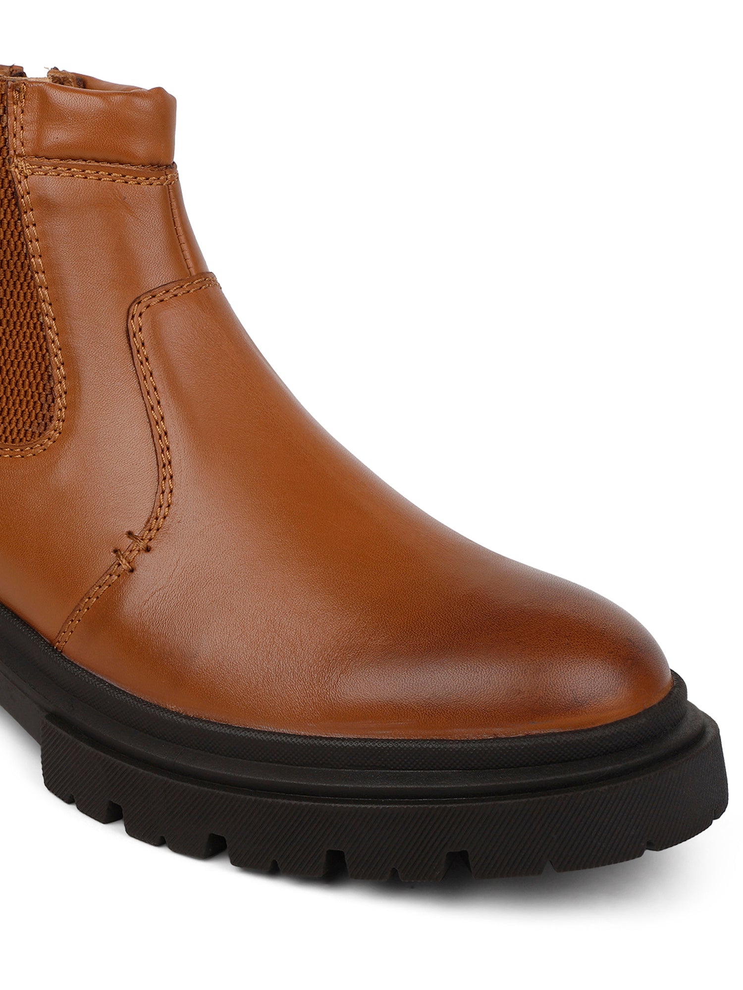 Ezok Brown Chelsea casual boots shoes