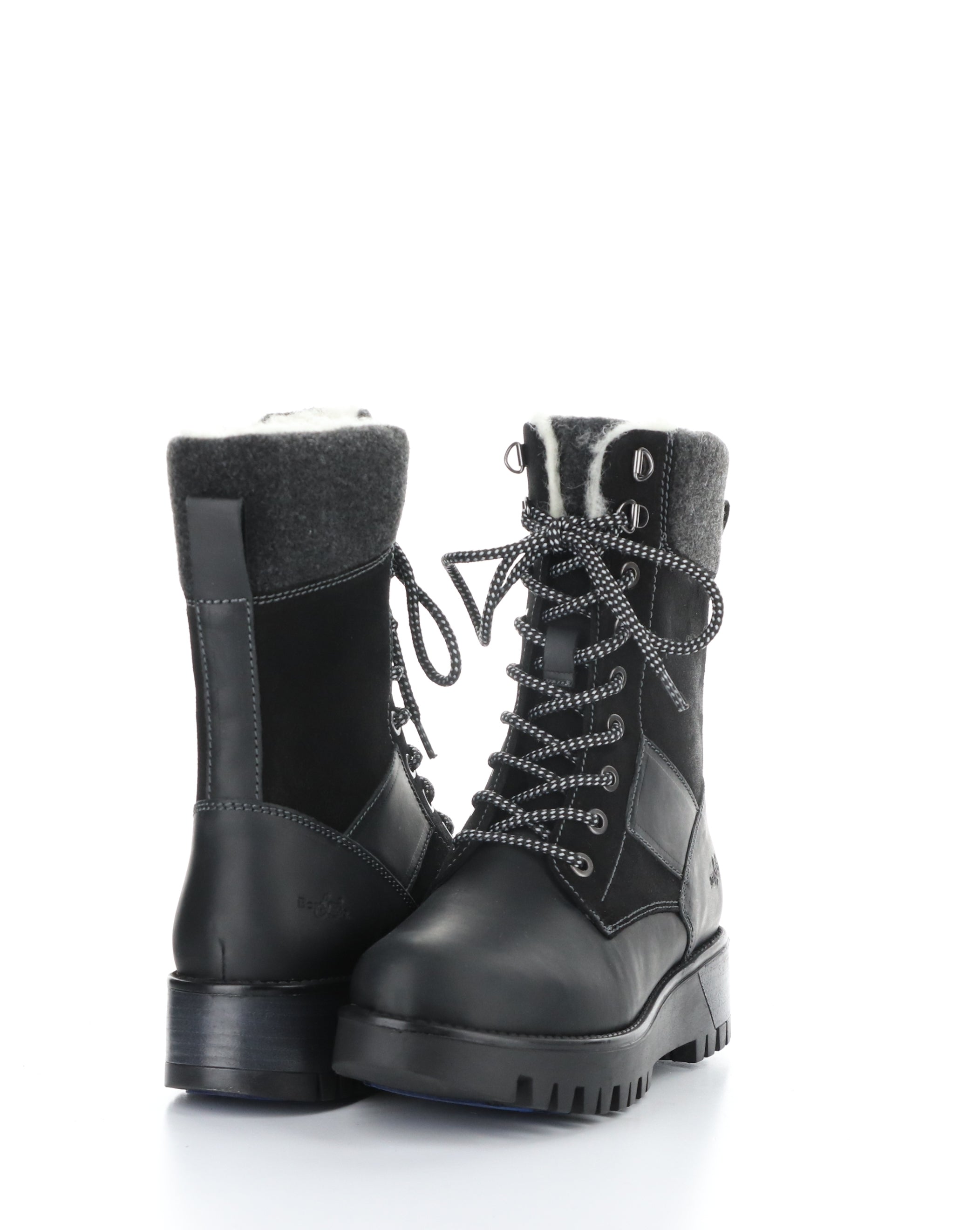 First result: Black Round Toe Boots - Genus Prima