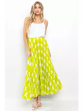 Flirty Silky Maxi Skirt.