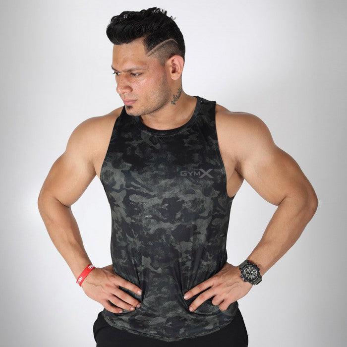 Forest Green Camouflage Tank Top - On Sale