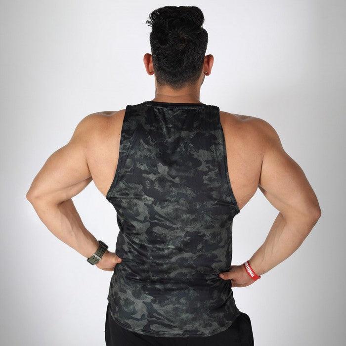 Forest Green Camouflage Tank Top - On Sale