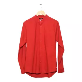 Frank Leder Red Bedsheet Shirt