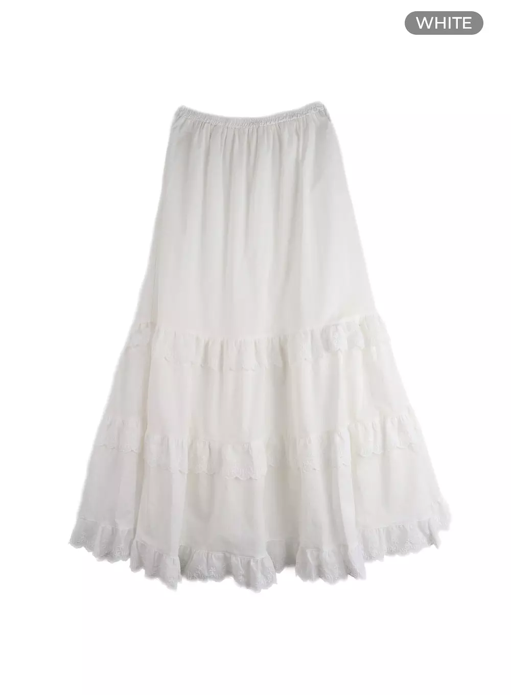 Frill A-Line Maxi Skirt IM404 - Shop Now!