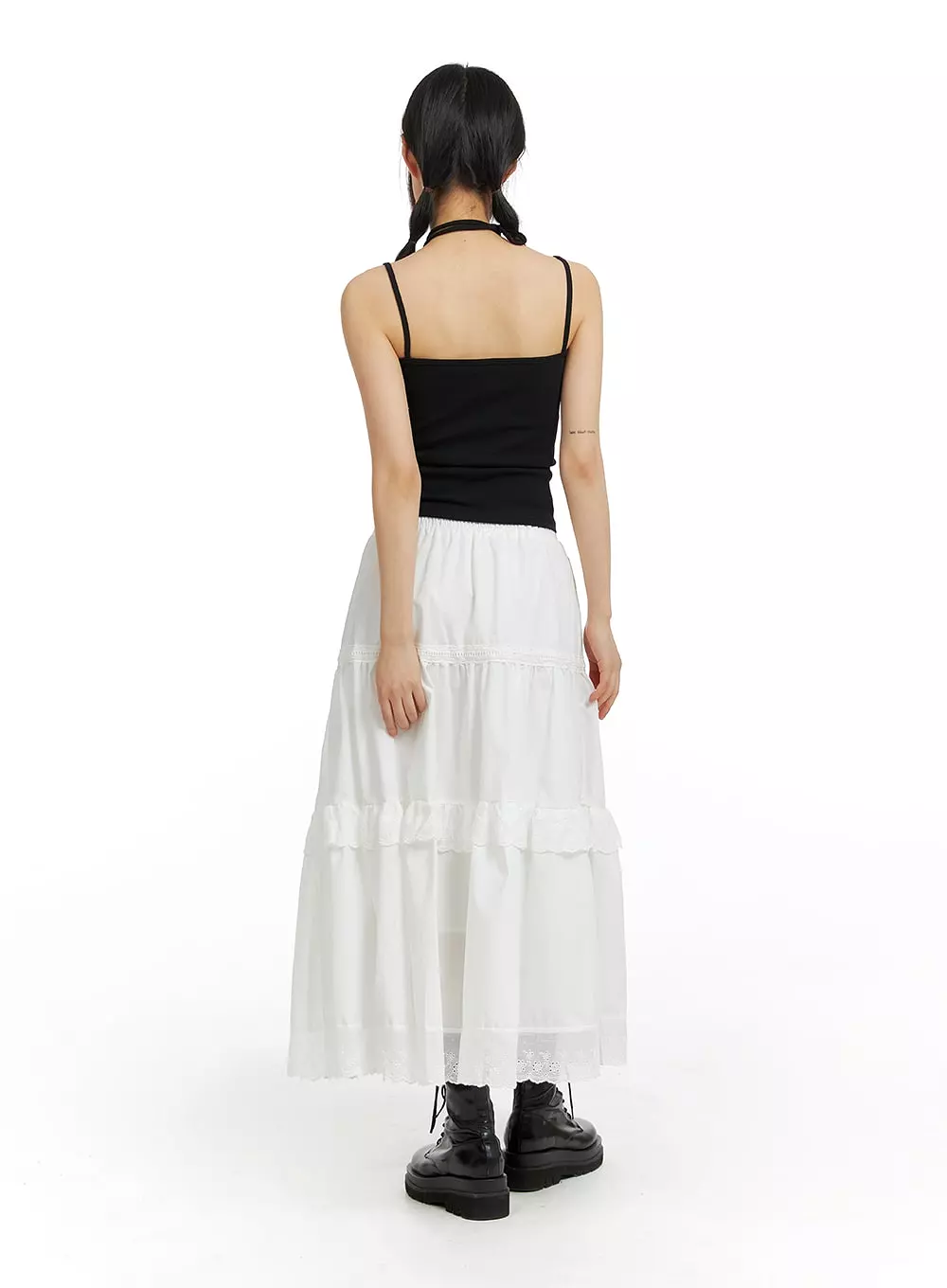 Frill Flare Maxi Skirt CF422 - Buy Online | Latest Collection | Affordable Prices | Free Shipping