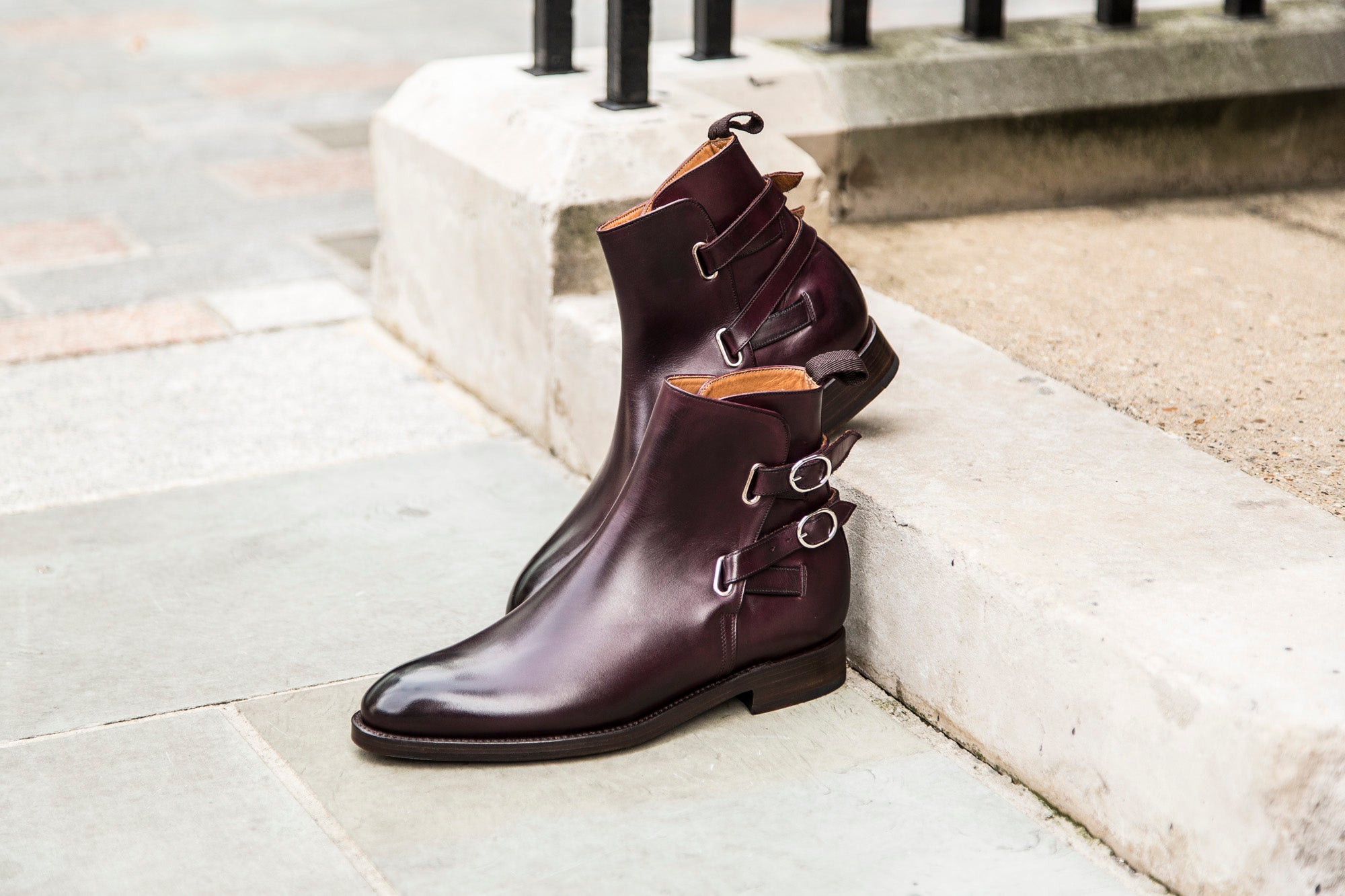 Genesee GMTO - Mulberry Calf: Sophisticated and Luxurious Leather Shoes