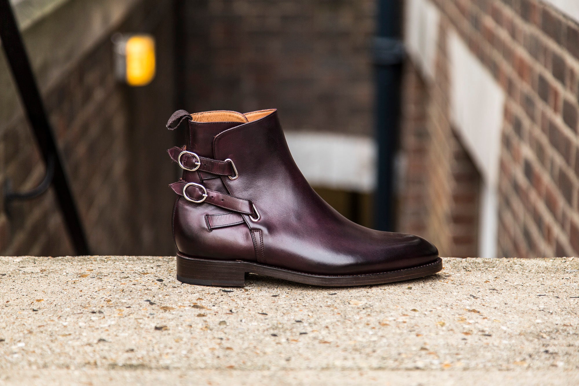 Genesee GMTO - Mulberry Calf: Sophisticated and Luxurious Leather Shoes