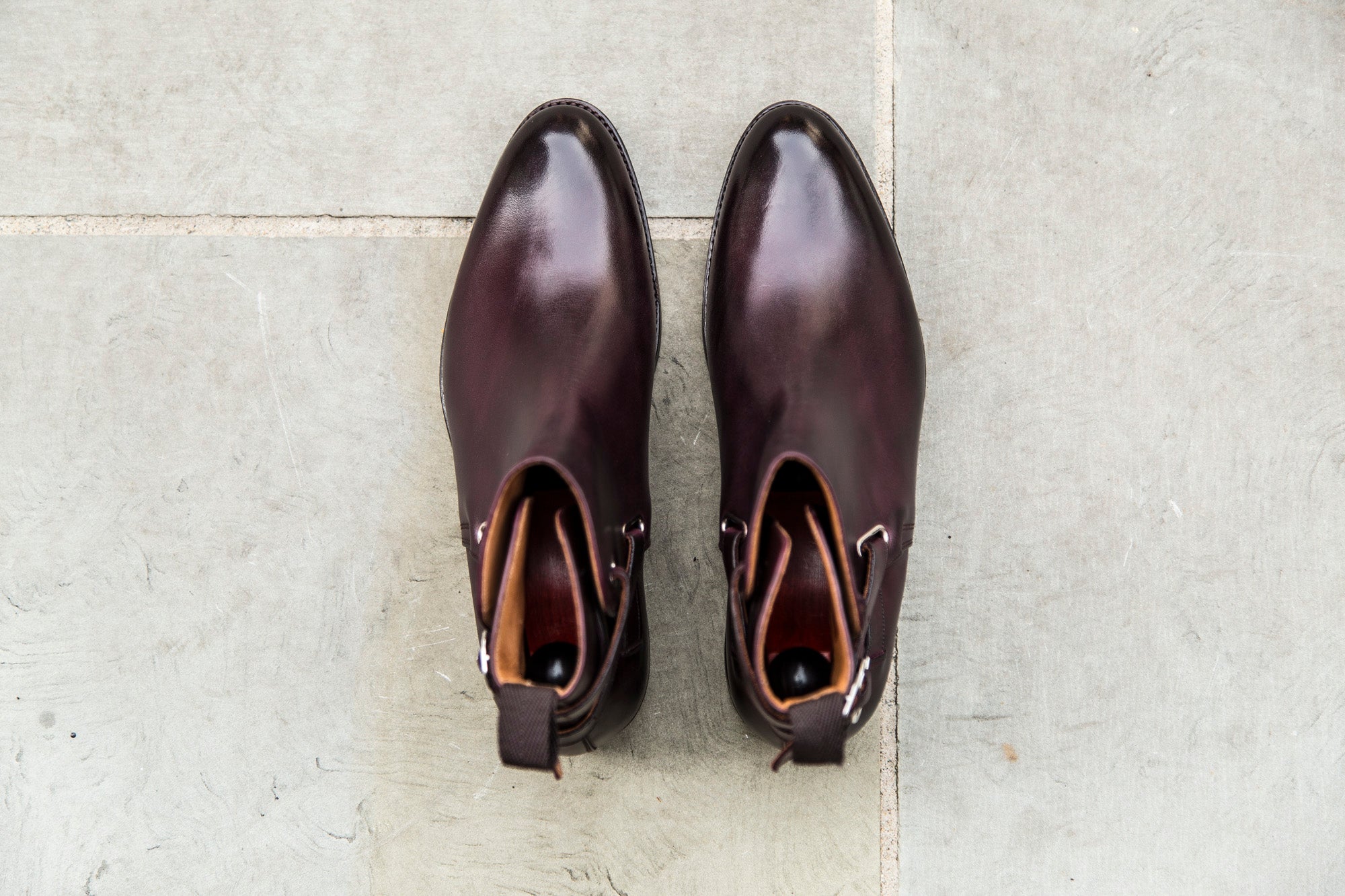 Genesee GMTO - Mulberry Calf: Sophisticated and Luxurious Leather Shoes