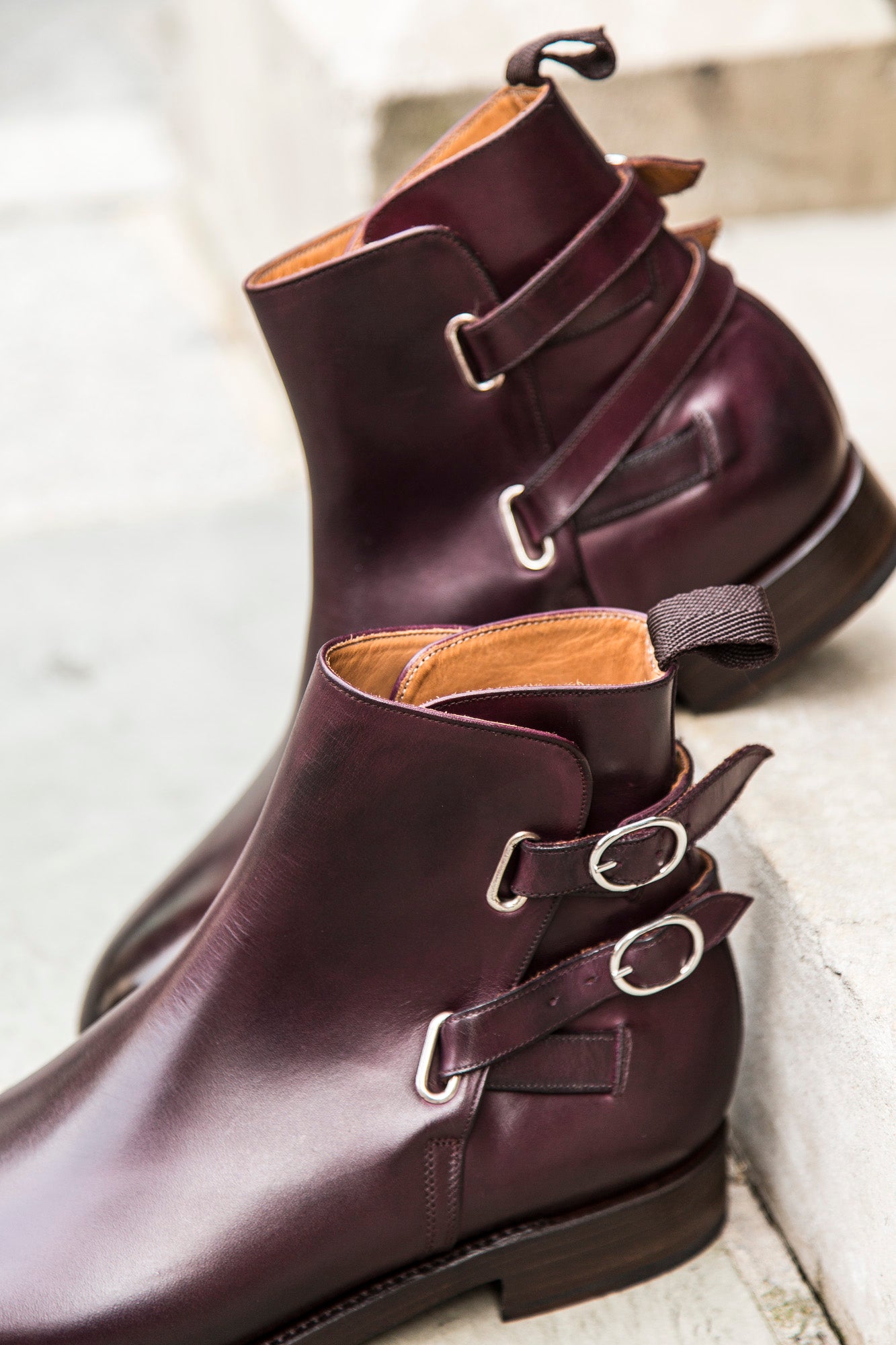 Genesee GMTO - Mulberry Calf: Sophisticated and Luxurious Leather Shoes