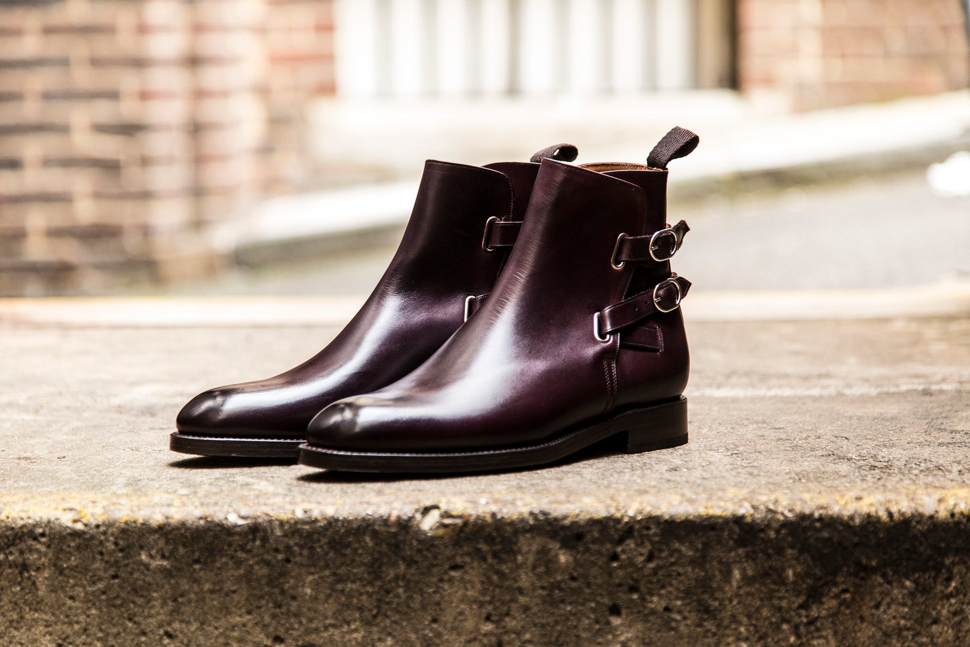 Genesee GMTO - Mulberry Calf: Sophisticated and Luxurious Leather Shoes